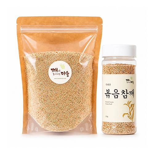 [깨가쏟아지는마을] 국산 100% 볶음참깨 (200g/500g)