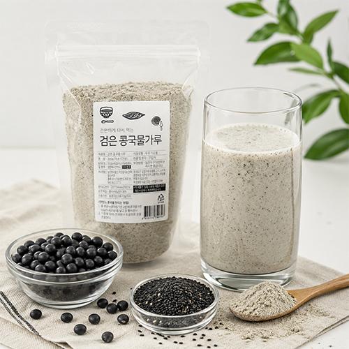 [곡물생활]서리태 검은 콩국물가루 (300g/무농약서리태)