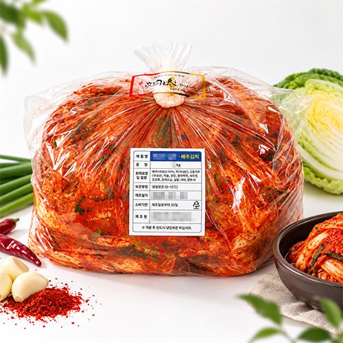 [4시타임특가][한가원]직접농사지은 가을배추 포기김치 3kg
