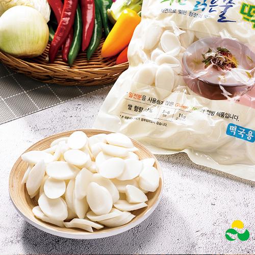 [뻐꾸기] 괴산맑은물 쌀떡국떡 1KG (국내산)