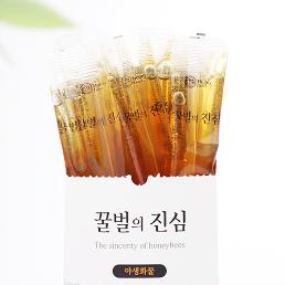 [꿀벌랜드] 꿀벌의 진심 (스틱꿀 40포)