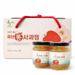 [2026명절쿠폰상품][감사한농장]들애지음 직접만든사과잼 선물세트 (210g X 2병)