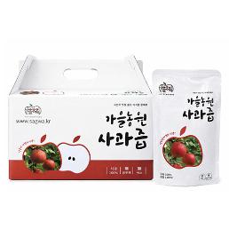 [2026명절쿠폰상품][가을농원]사과를통째로갈아만든100% 가을농원사과즙